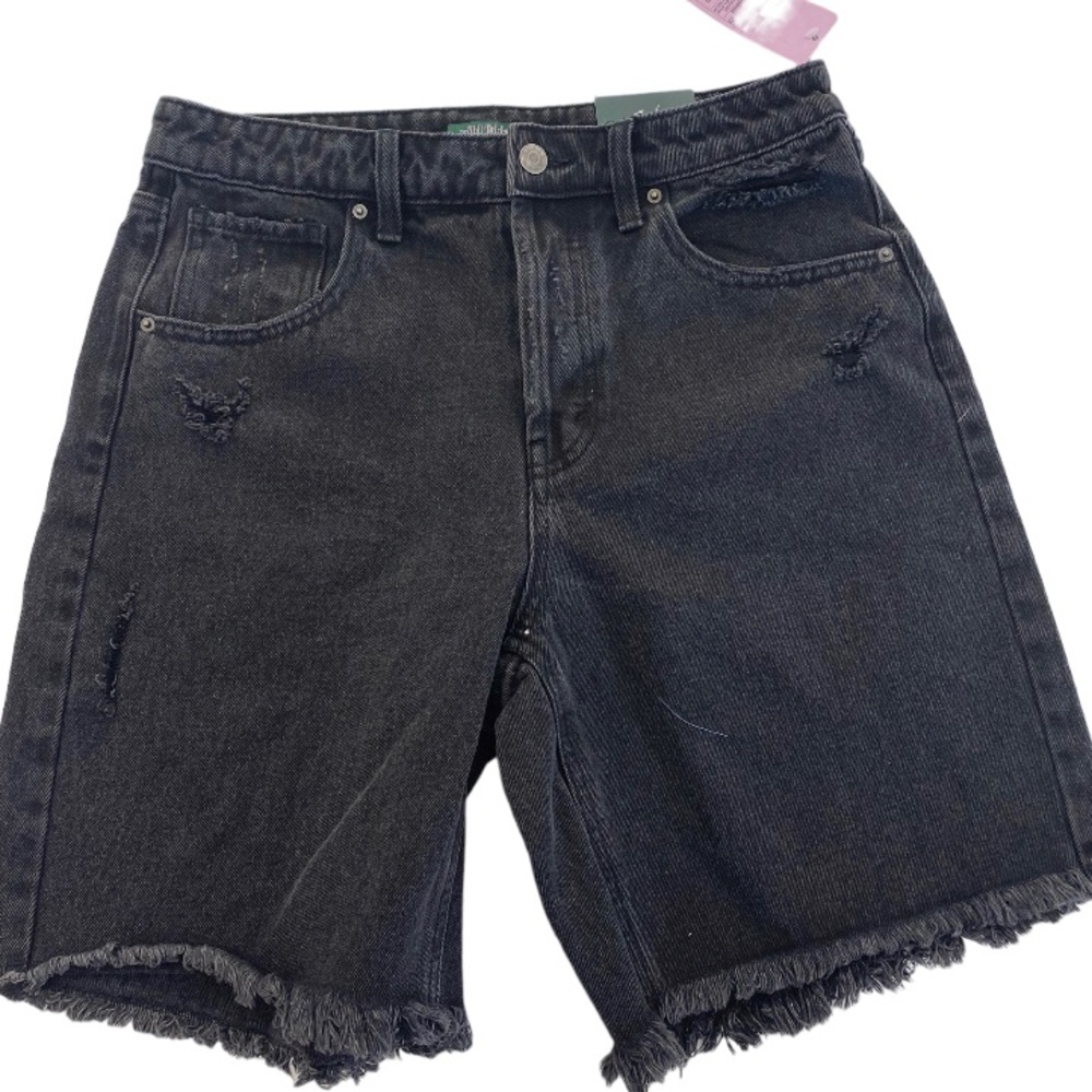 Sh36 Wild Fable NWT Size 0 Black Bermuda Cut Off Shorts